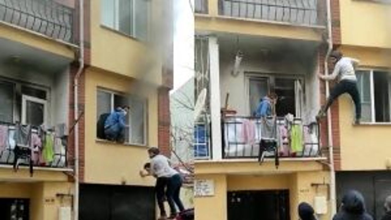 Eskişehir'de can pazarı! Yangın az daha can alıyordu!