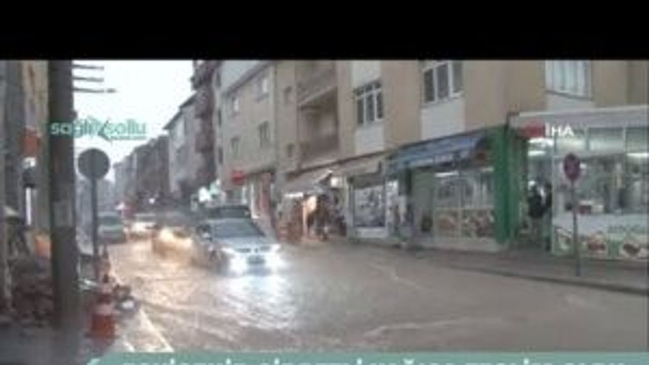 Eskişehir şiddetli yağışa teslim oldu