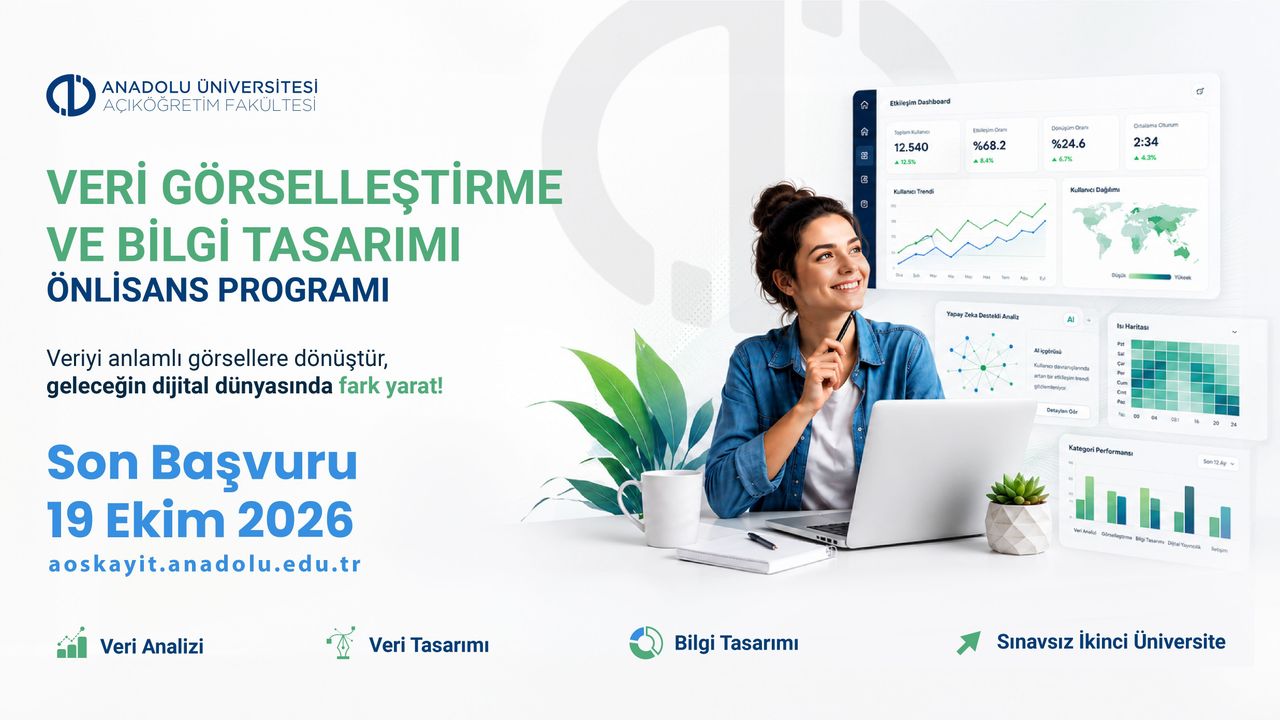 Veri Görselleştirme ve Bilgi Tasarımı Programı Öğrenci Kabulüne Başladı