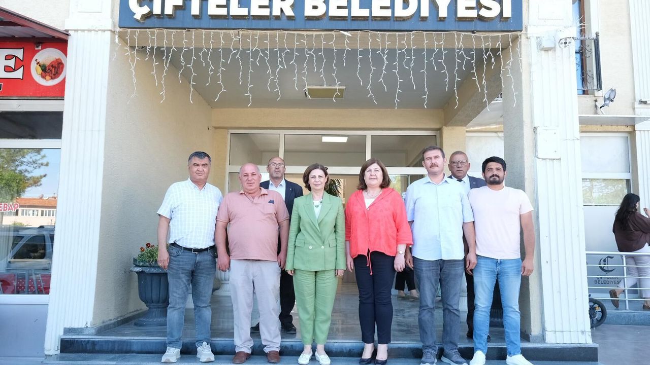 Büyükşehir Belediye Başkanı Ayşe Ünlüce Çifteler'de Projeleri İnceledi